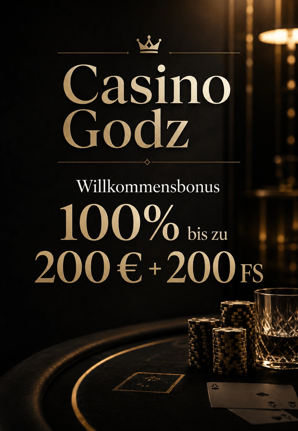 Godz Casino affiliate landing preview
